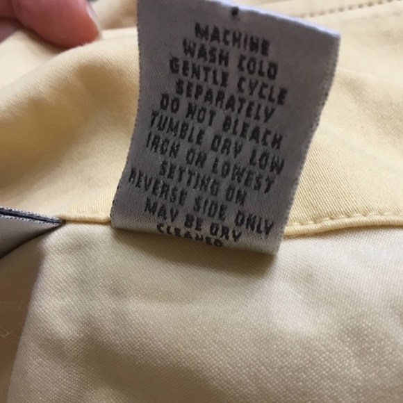 Chico's Pale Yellow Zip-Up Jacket - Picture 4 of 6